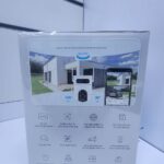 EZVIZ-H9c-Dual-lens-PT-WiFi-camera-installed-on-wooden-fence