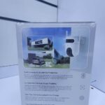 EZVIZ-H9c-Dual-lens-PT-WiFi-camera-installed-on-wooden-fence